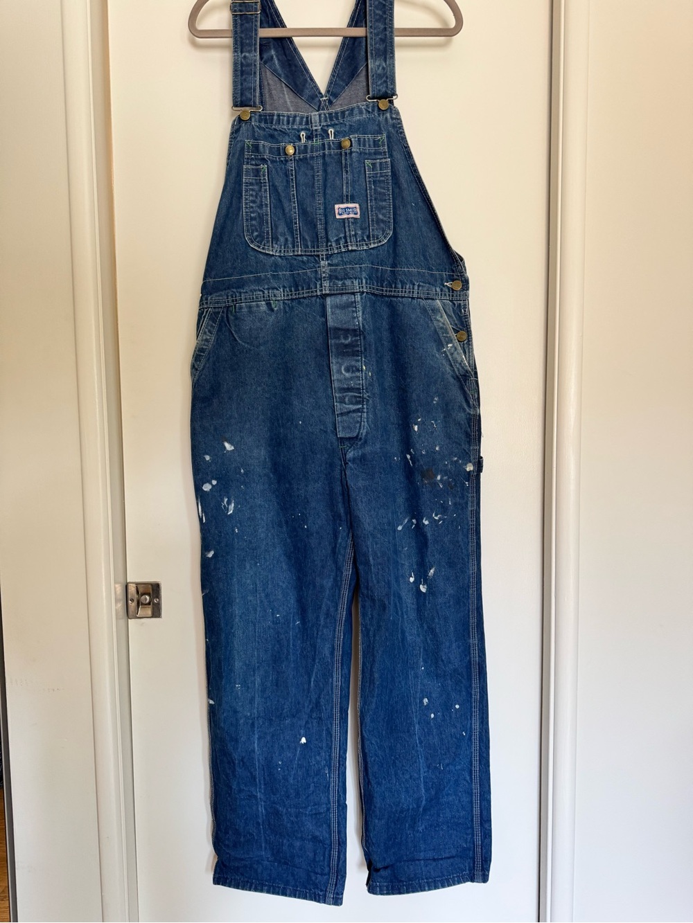 Big Star Dark Blue Relaxed Denim Overalls